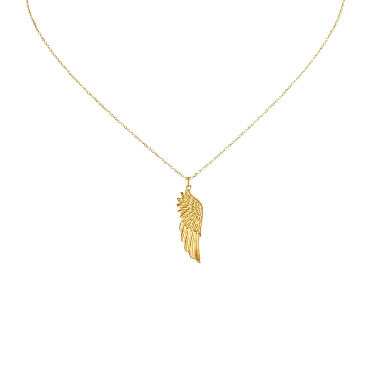 Angel Wing Necklace | New Beginnings Talisman, close-up detail