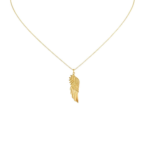 Angel Wing Necklace | New Beginnings Talisman, close-up detail