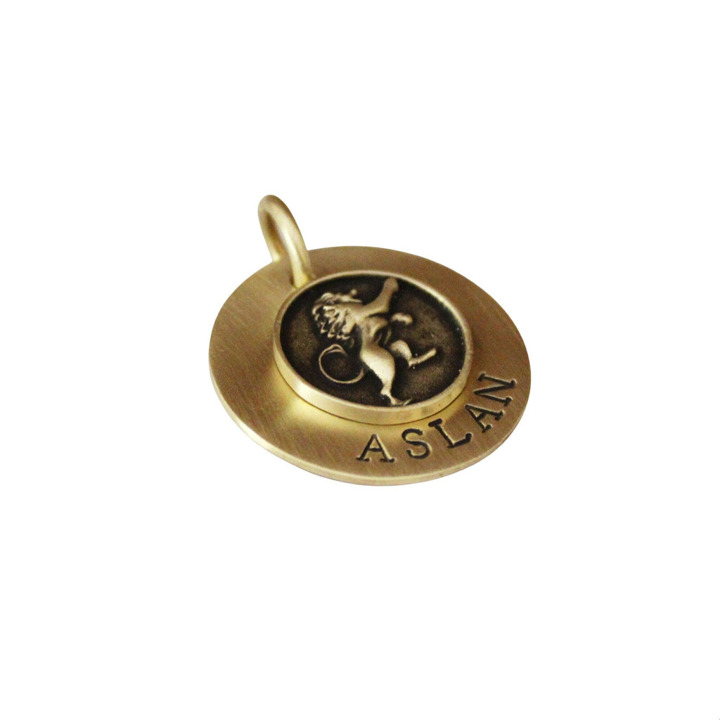 The Regal Sigil | Artisan Lion Pet ID & Custom Engraved Dog Tag, additional detail