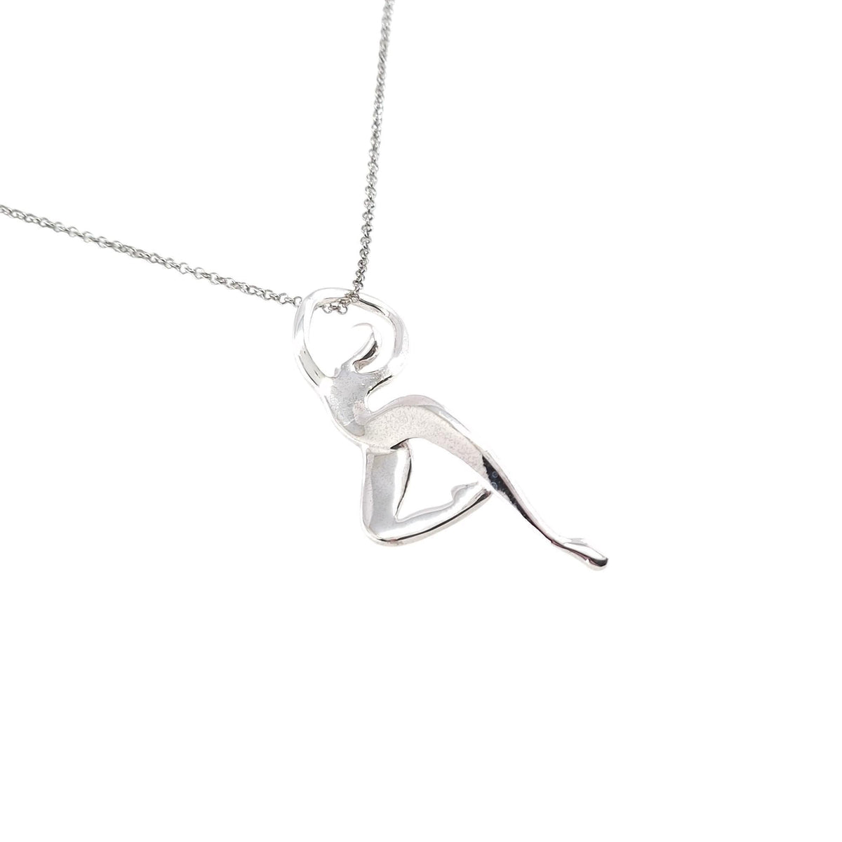 Ballerina Necklace | Symbol of Grace & Poise, alternate angle