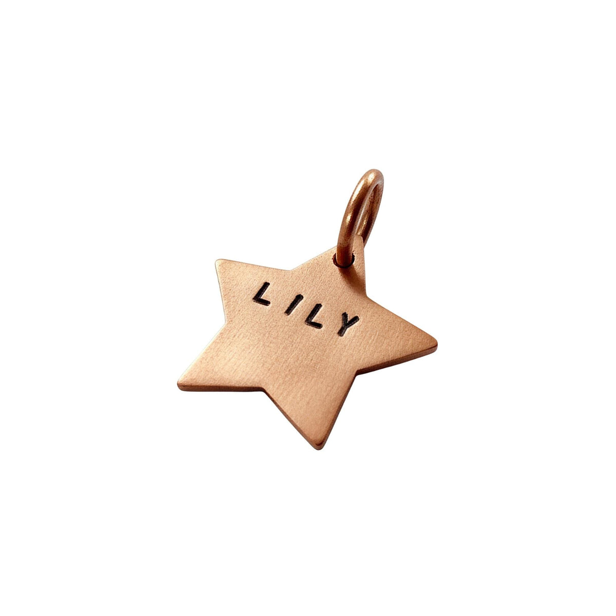 The Guiding Star Token | Artisan Minimalist Cat ID & Custom Kitten Tag, in Copper finish