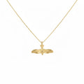 Dove Necklace | Symbol of Peace & Renewal, in Yellow Gold Plated finish
