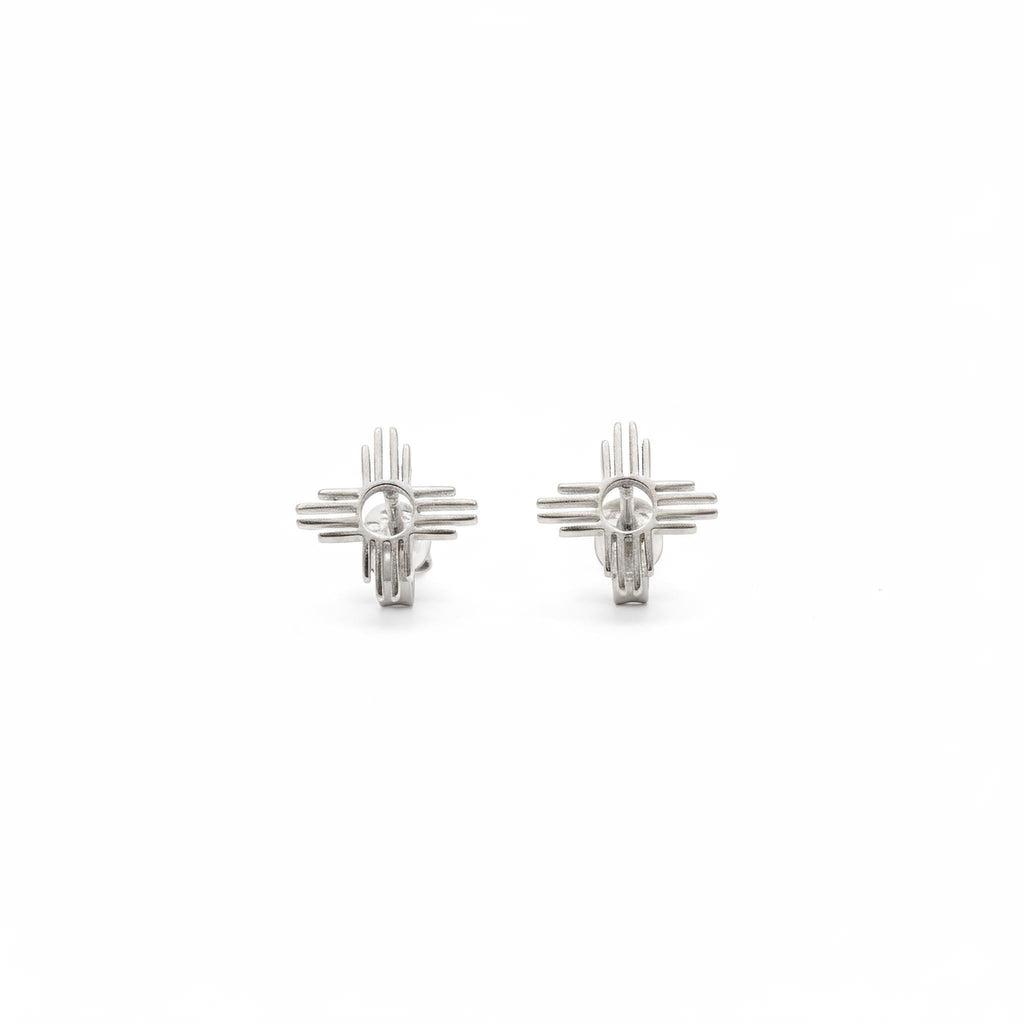 Zia Sun Stud Earrings | New Mexico Balance Talisman