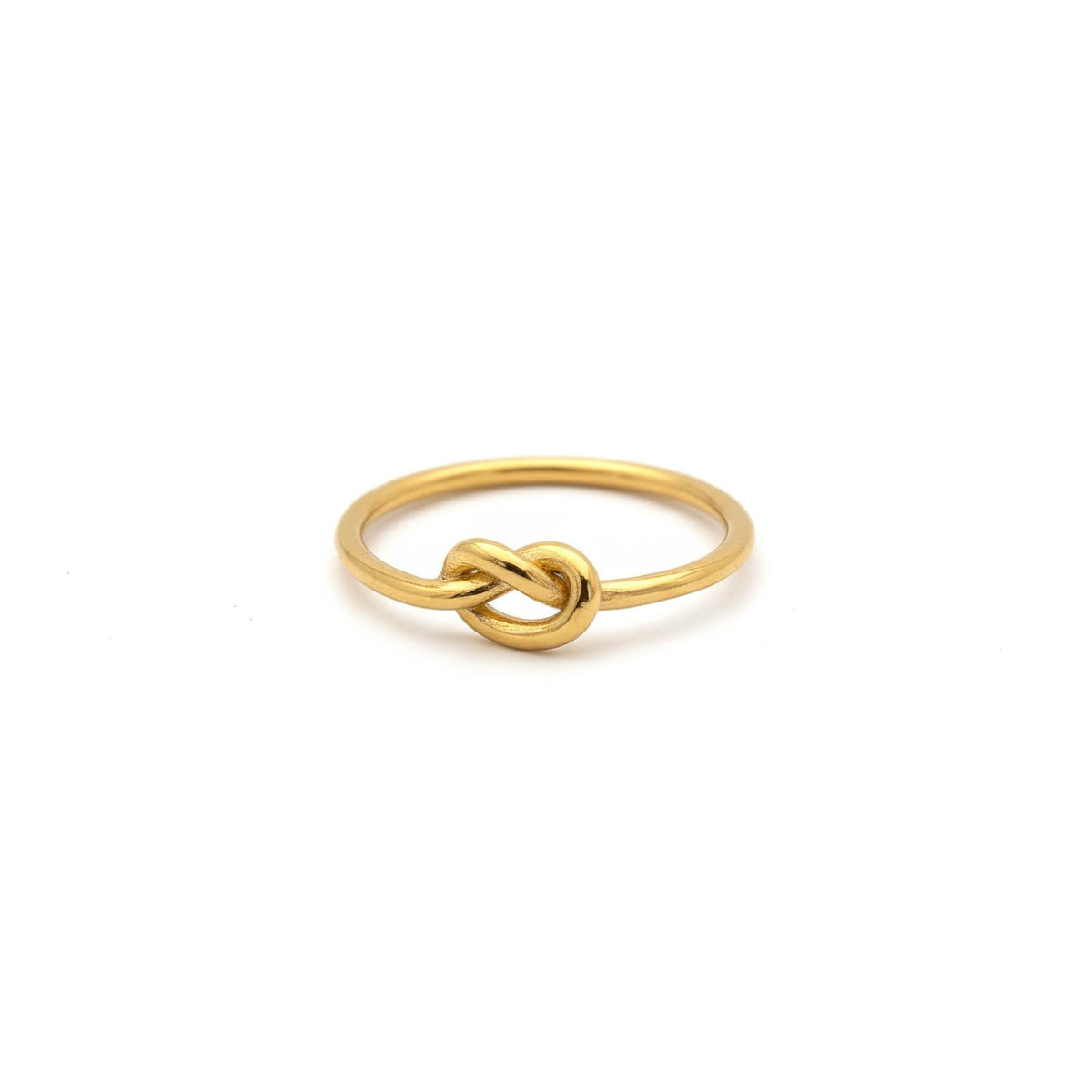 Love Knot Ring | Stacking Band, close-up detail