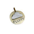 The Daydreamer's Token | Artisan Cloud Pet ID & Custom Dog Tag, front view