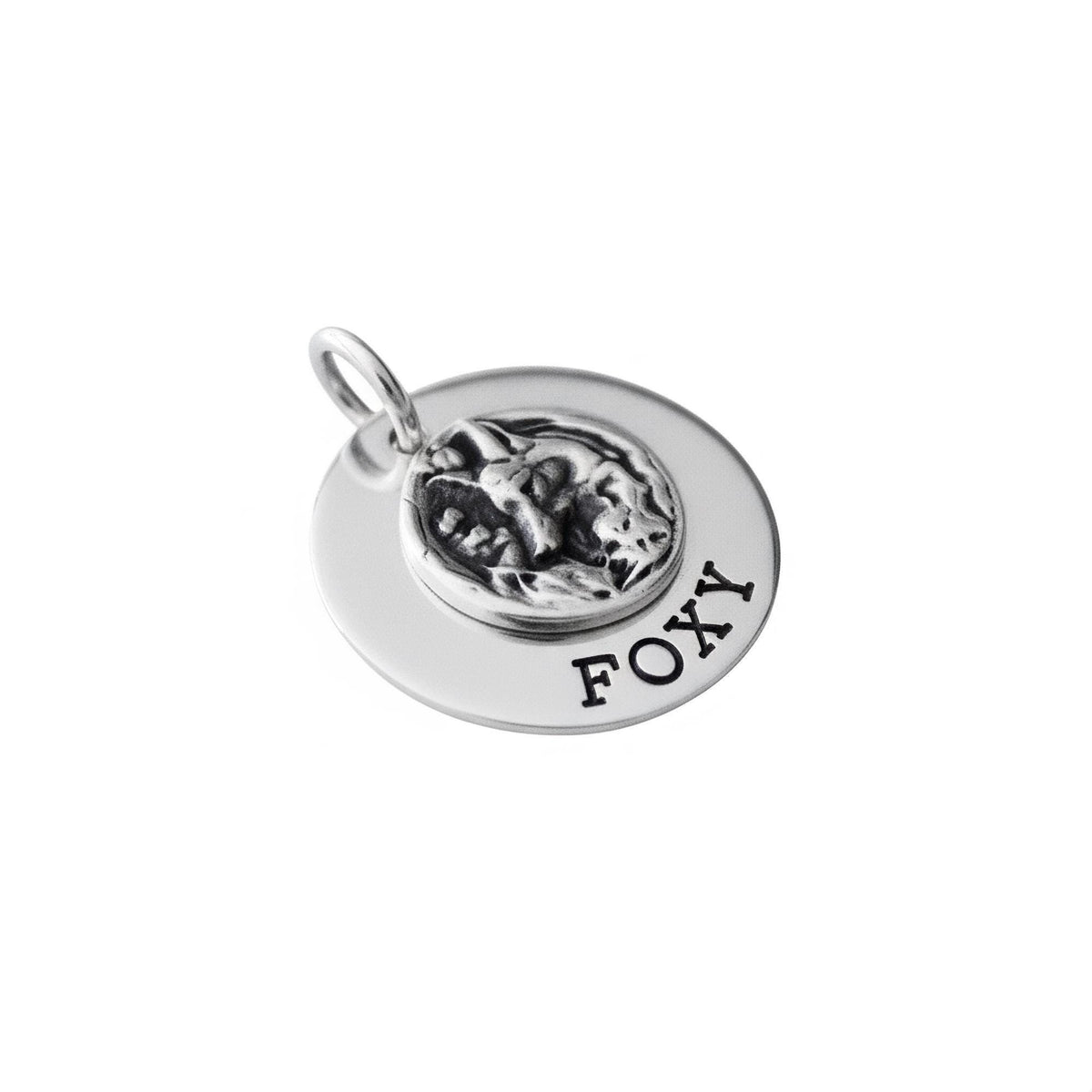 Woodland Fox Dog Tag ID Medallion | Smart Companion Pet Charm, additional detail