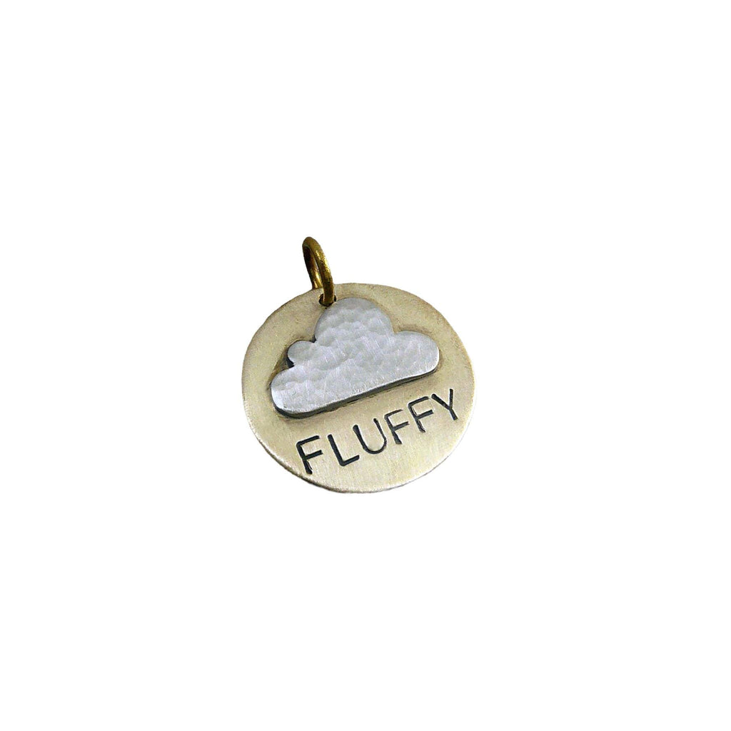 The Daydreamer's Token | Artisan Cloud Pet ID & Custom Dog Tag, styled view