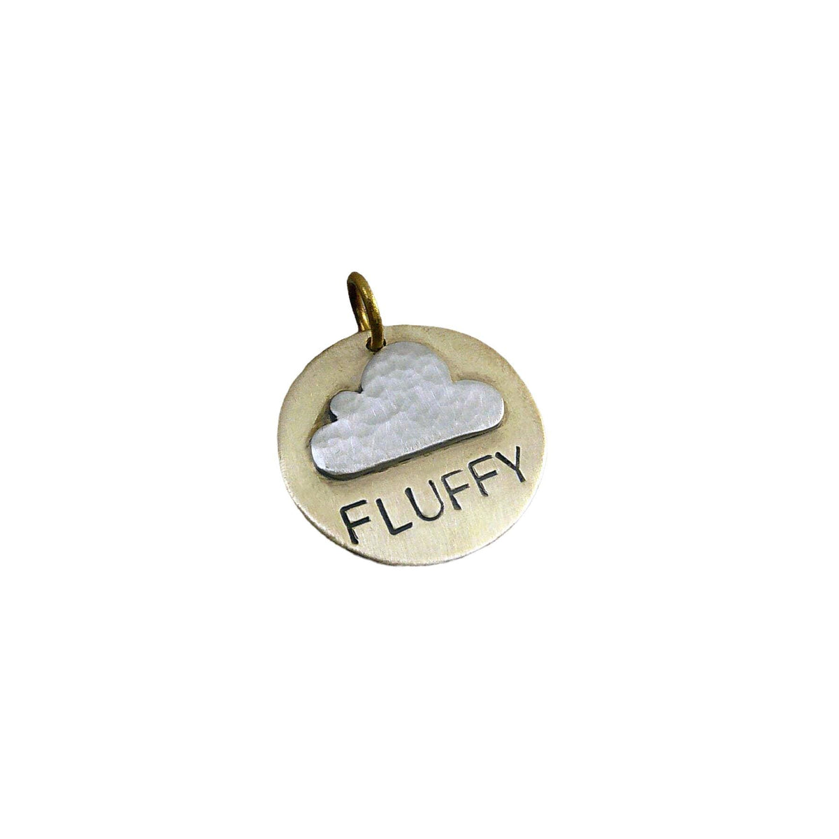The Daydreamer's Token | Artisan Cloud Pet ID & Custom Dog Tag, styled view