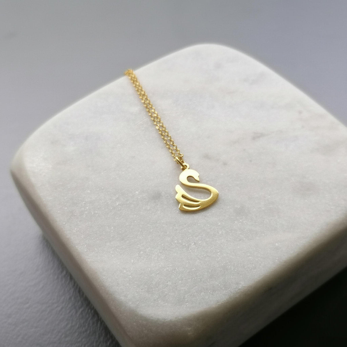 Swan Necklace | Symbol of Grace & Transformation, alternate angle
