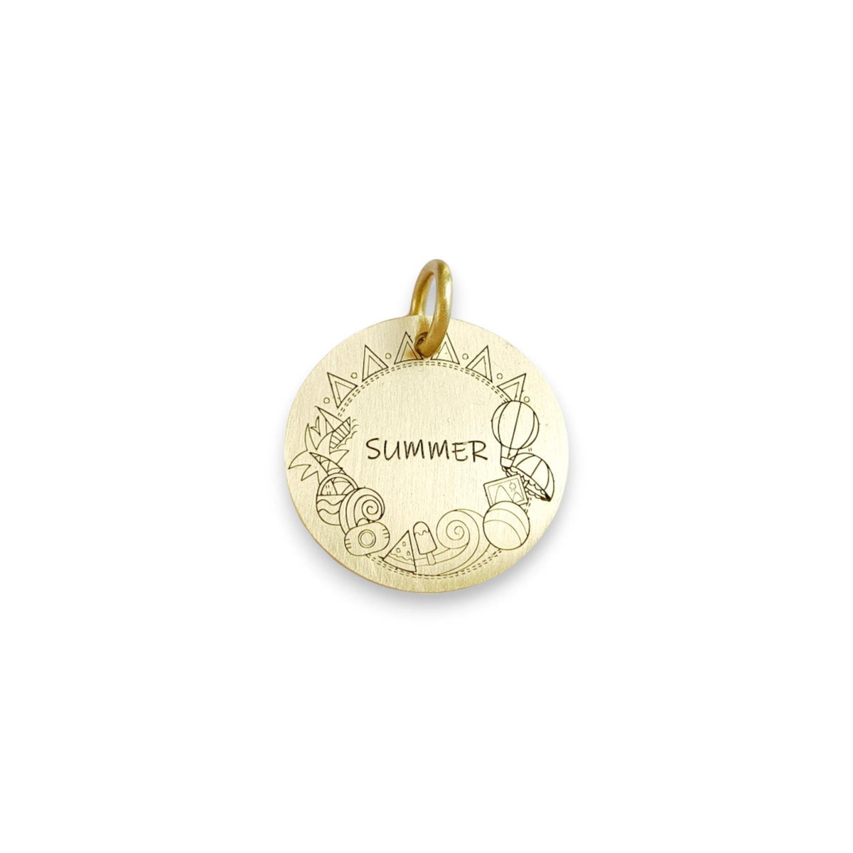 The Sweet Summer Token | Artisan Ice Cream Pet ID & Custom Engraved Dog Tag, additional detail