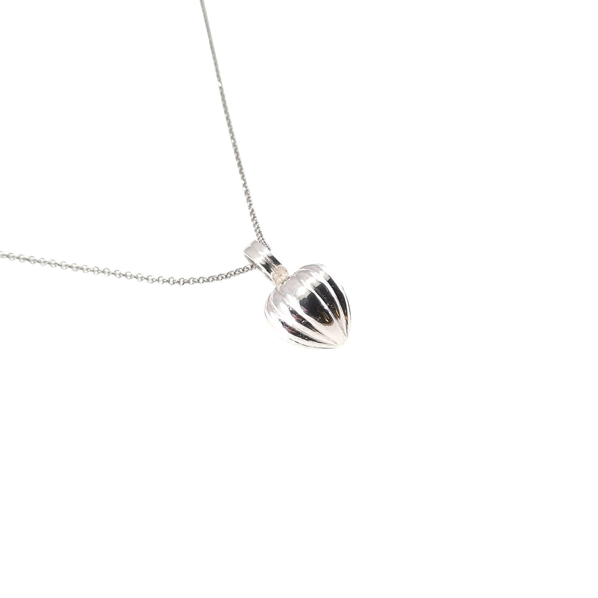 Acorn Pendulum Necklace, 925 sterling silver acorn charm on a rolo chain