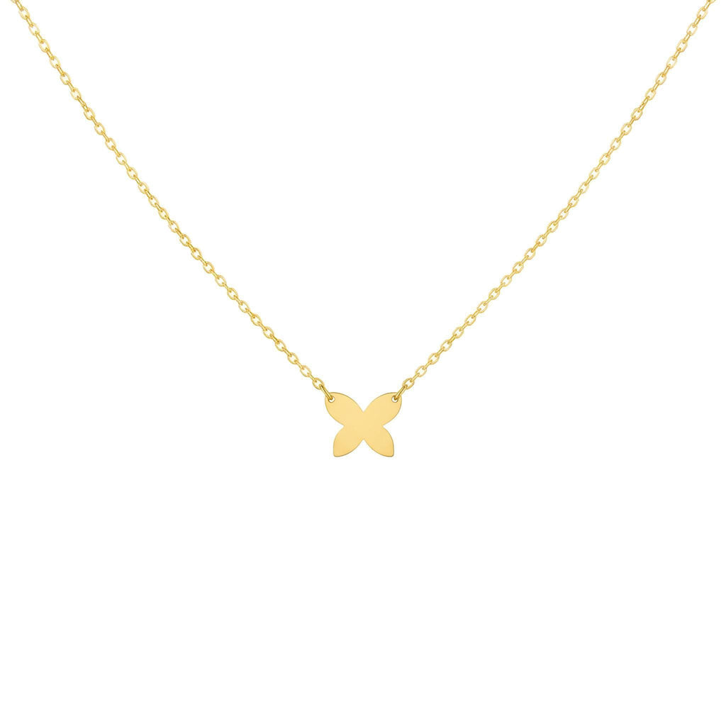 Butterfly Necklace | Transformation & Growth Charm, close-up detail