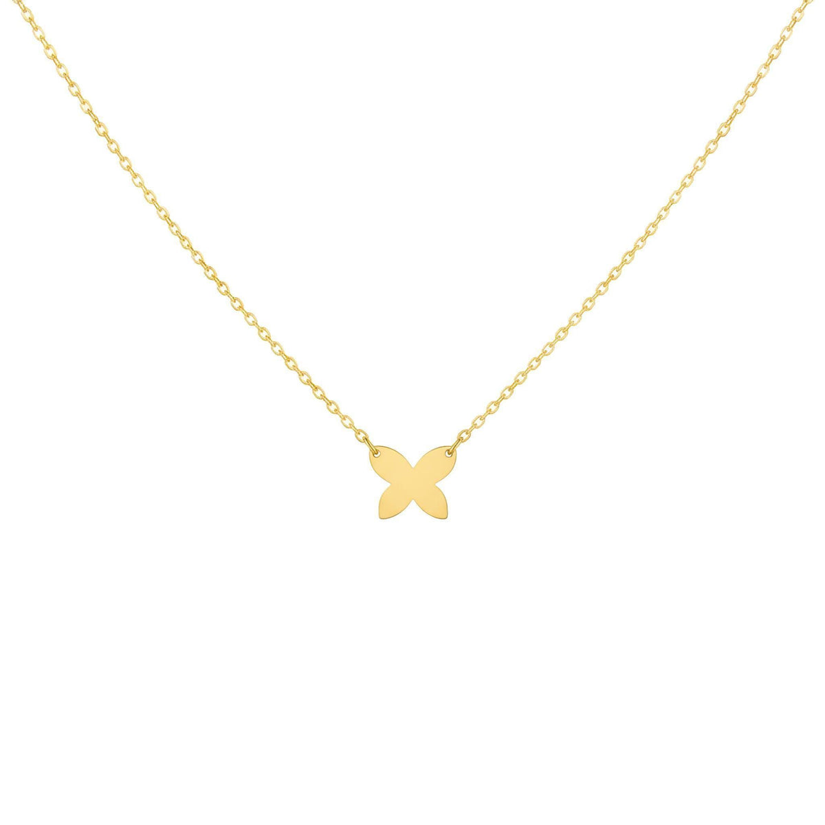 Butterfly Necklace | Transformation & Growth Charm, close-up detail