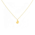 Artist Palette Necklace | Sterling Silver Painter Charm | Creative Expression Pendant, front view
