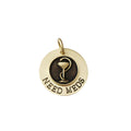 The Lifeline Sigil | Artisan Medical Alert Pet ID & Custom Engraved Dog Tag, front view