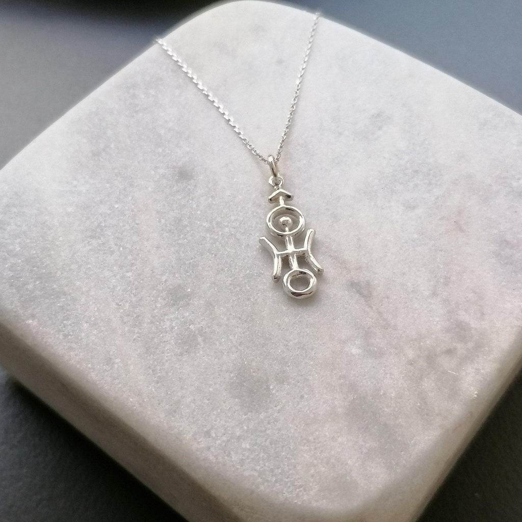 Uranus Necklace | Aquarius Zodiac Talisman