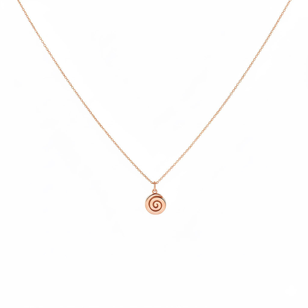 Spiral Necklace | Growth & Evolution Talisman, styled view