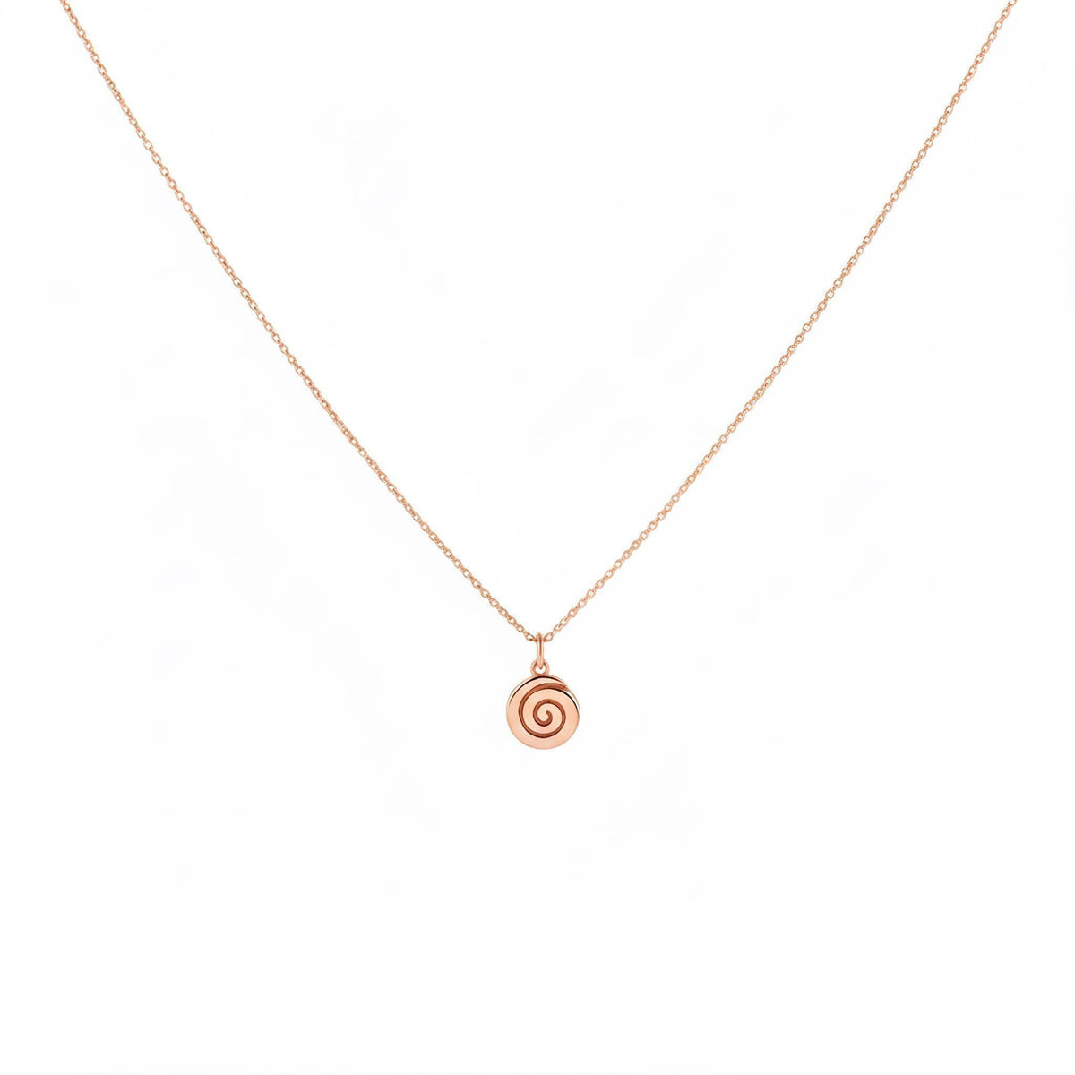 Spiral Necklace | Growth & Evolution Talisman, styled view