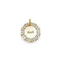 The Resilient Thorns Token | Artisan Ethos Pet ID & Custom Engraved Dog Tag, front view