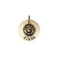 The Regal Sigil | Artisan Lion Pet ID & Custom Engraved Dog Tag, front view