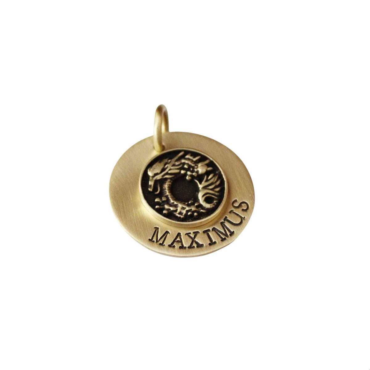 The Mythic Sigil | Artisan Dragon Pet ID & Custom Engraved Dog Tag, close-up detail