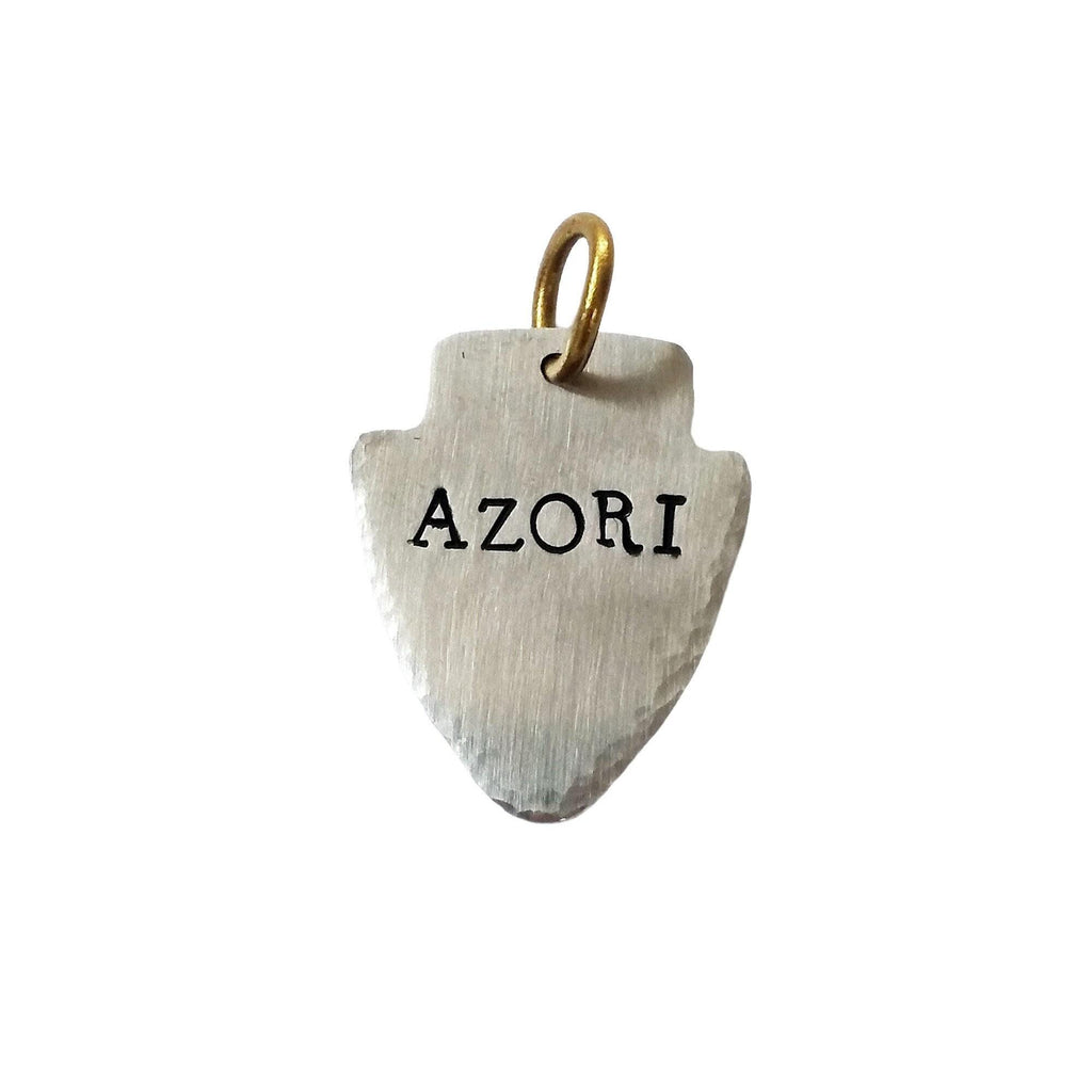 The Pathfinder Token | Artisan Arrowhead Dog Tag & Custom Pet ID, front view