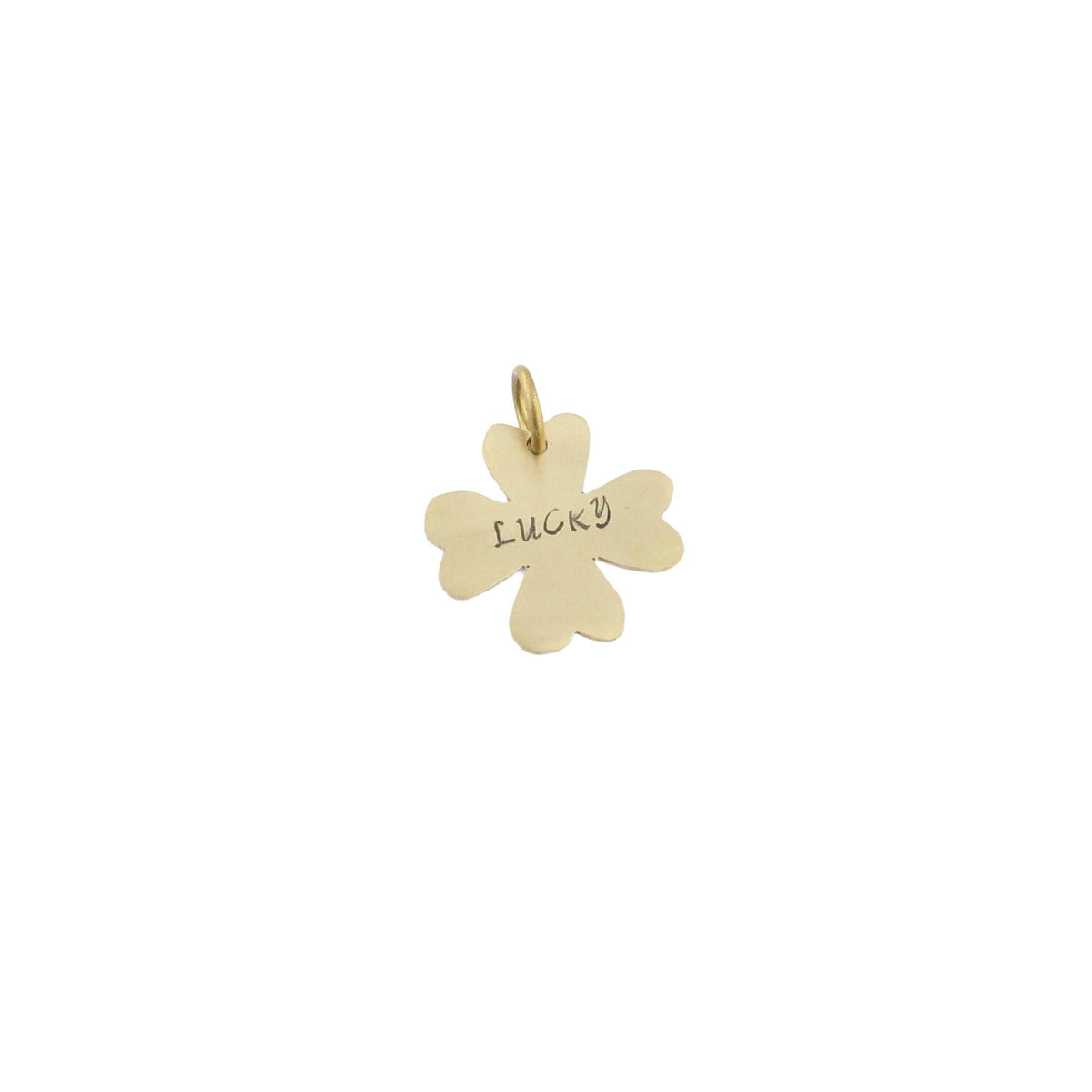 The Fortunate Token | Artisan Clover Pet ID & Custom Dog Tag, styled view