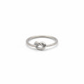 Love Knot Ring | Stacking Band, front view