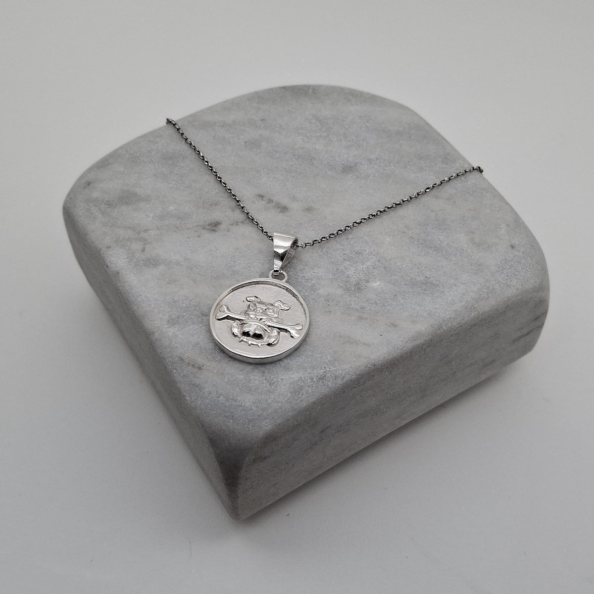 Boxer Dog Charm Necklace | Loyal Guardian Talisman, alternate angle