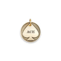 The Sovereign Spade Token | Artisan Ace of Spades Pet ID & Custom Engraved Dog Tag, front view