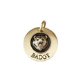 The Apex Sigil | Artisan Angry Bear Pet ID & Custom Engraved Dog Tag, front view