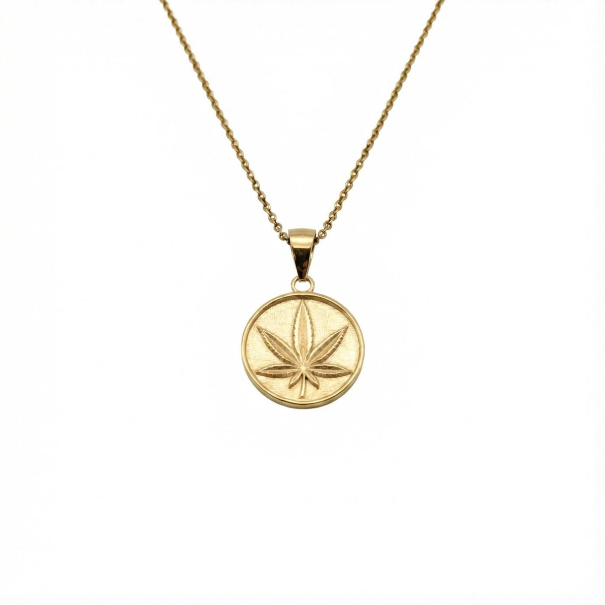 Five-Leaf Botanical Medallion | Ancient Herbal Talisman, close-up detail