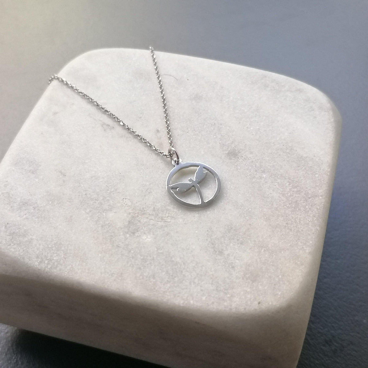 Dragonfly Charm Necklace | Symbol of Transformation, styled view