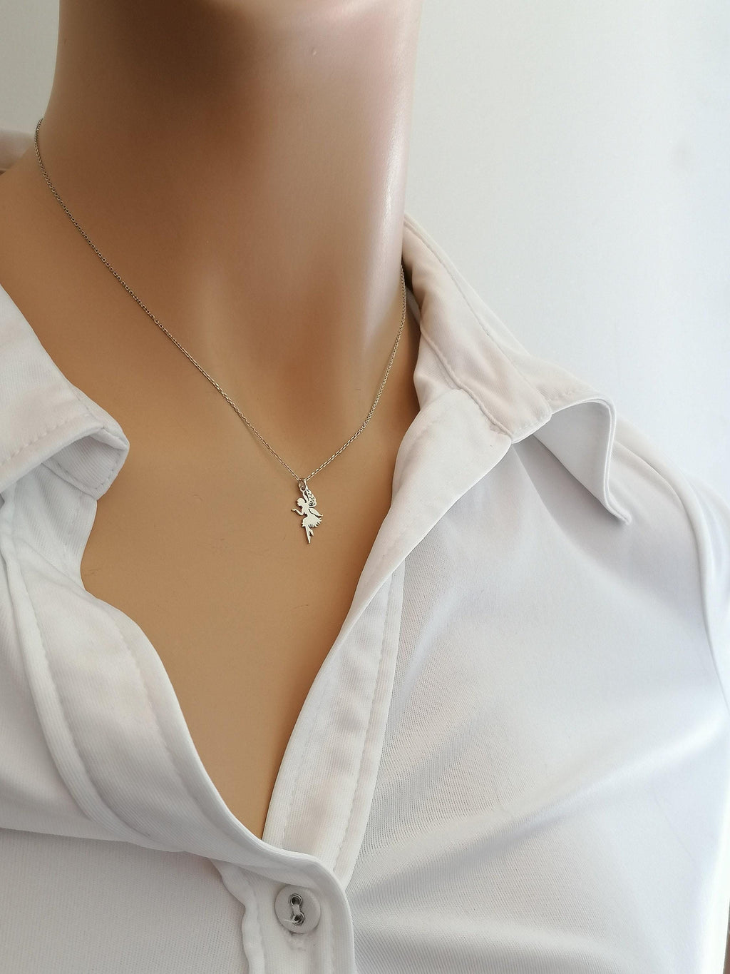 Little Girl's Fairy Necklace | Magic Wish Charm, additional detail