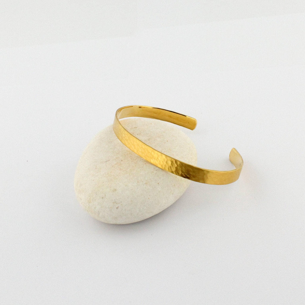 Hand-Hammered Silver Cuff Bracelet | Custom Engraved Hidden Message Band, close-up detail
