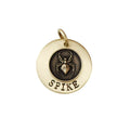 The Weaver Sigil | Artisan Spider Pet ID & Custom Engraved Dog Tag, front view
