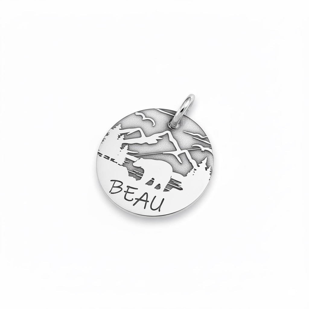 Adventure Bear Dog Tag, additional product view