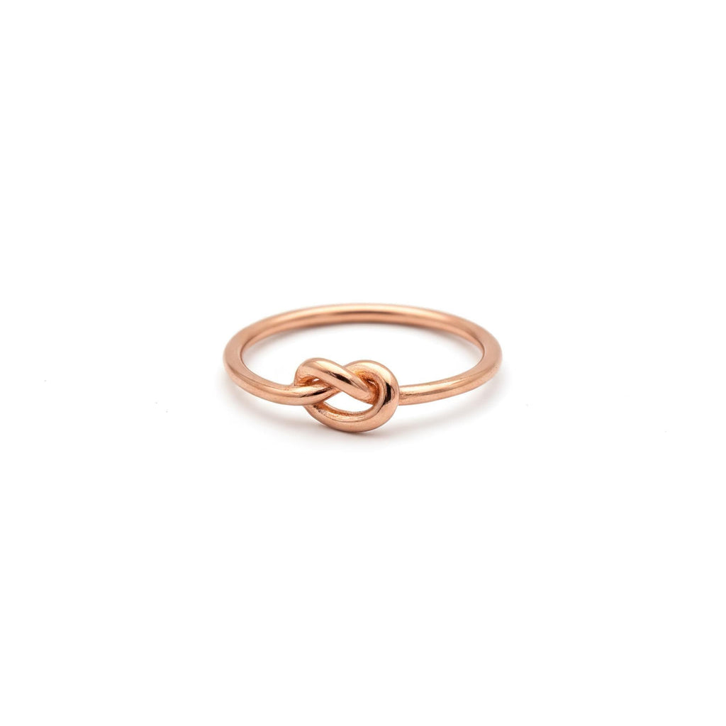 Love Knot Ring | Stacking Band, alternate angle