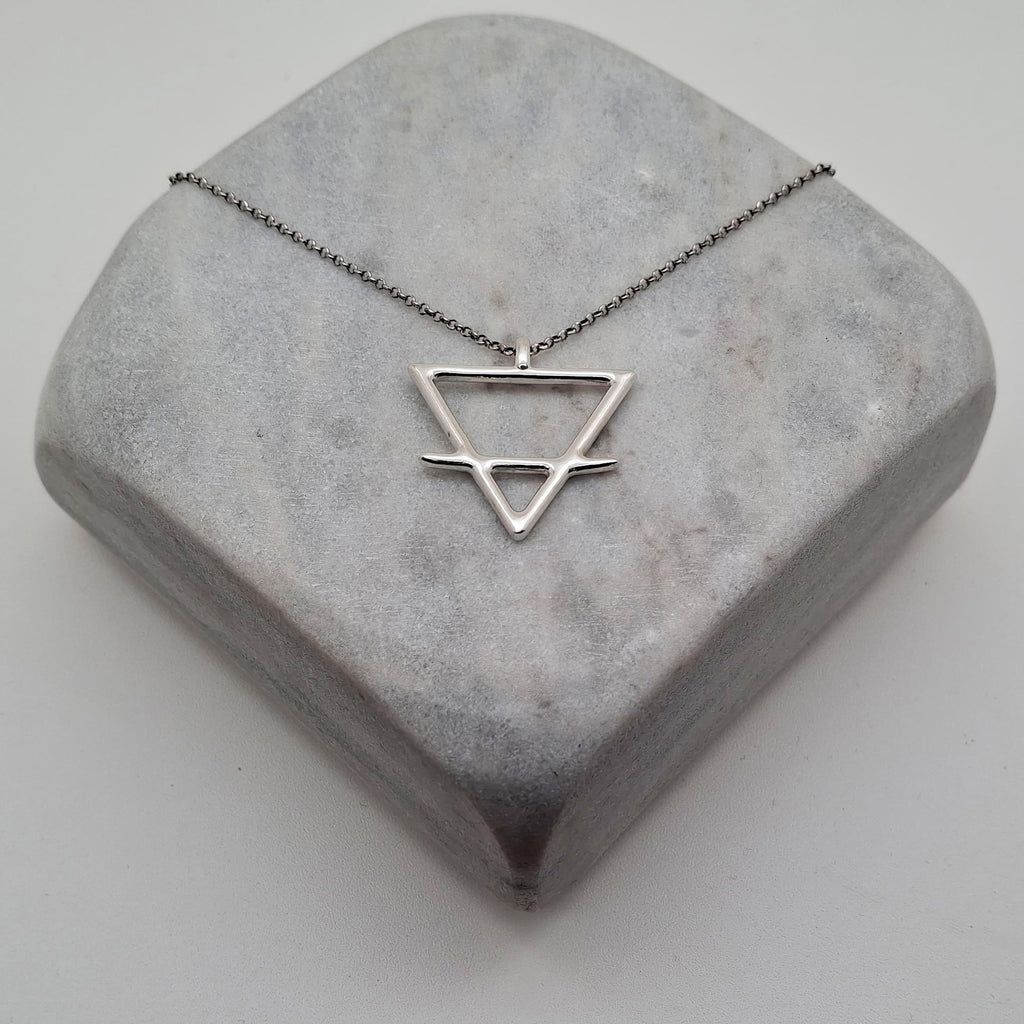 Earth Element Necklace | Grounding Talisman, front view