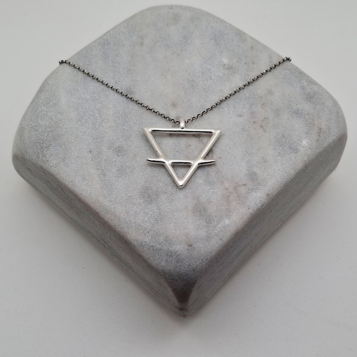 Earth Element Necklace | Grounding Talisman, front view