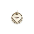 The Devotion Heart Token | Artisan Love Pet ID & Custom Engraved Dog Tag, front view