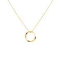 Mobius Necklace | Eternity Infinity Circle, in Yellow Gold Plated finish