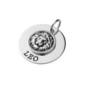 Lion Dog Tag | Custom Engraved Pet ID Collar Charm, front view