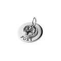 Woodland Fox Dog Tag ID Medallion | Smart Companion Pet Charm, front view