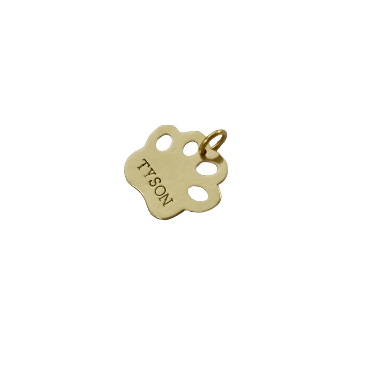 The Companion's Mark | Artisan Paw Print Pet ID & Custom Tag, styled view
