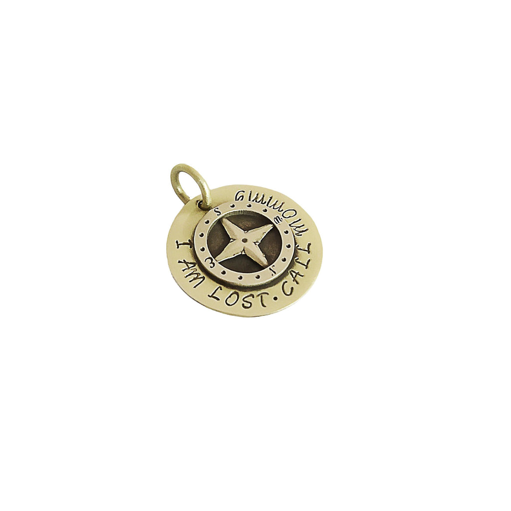 The True North Token | Artisan Compass Pet ID & Custom Dog Tag, additional detail