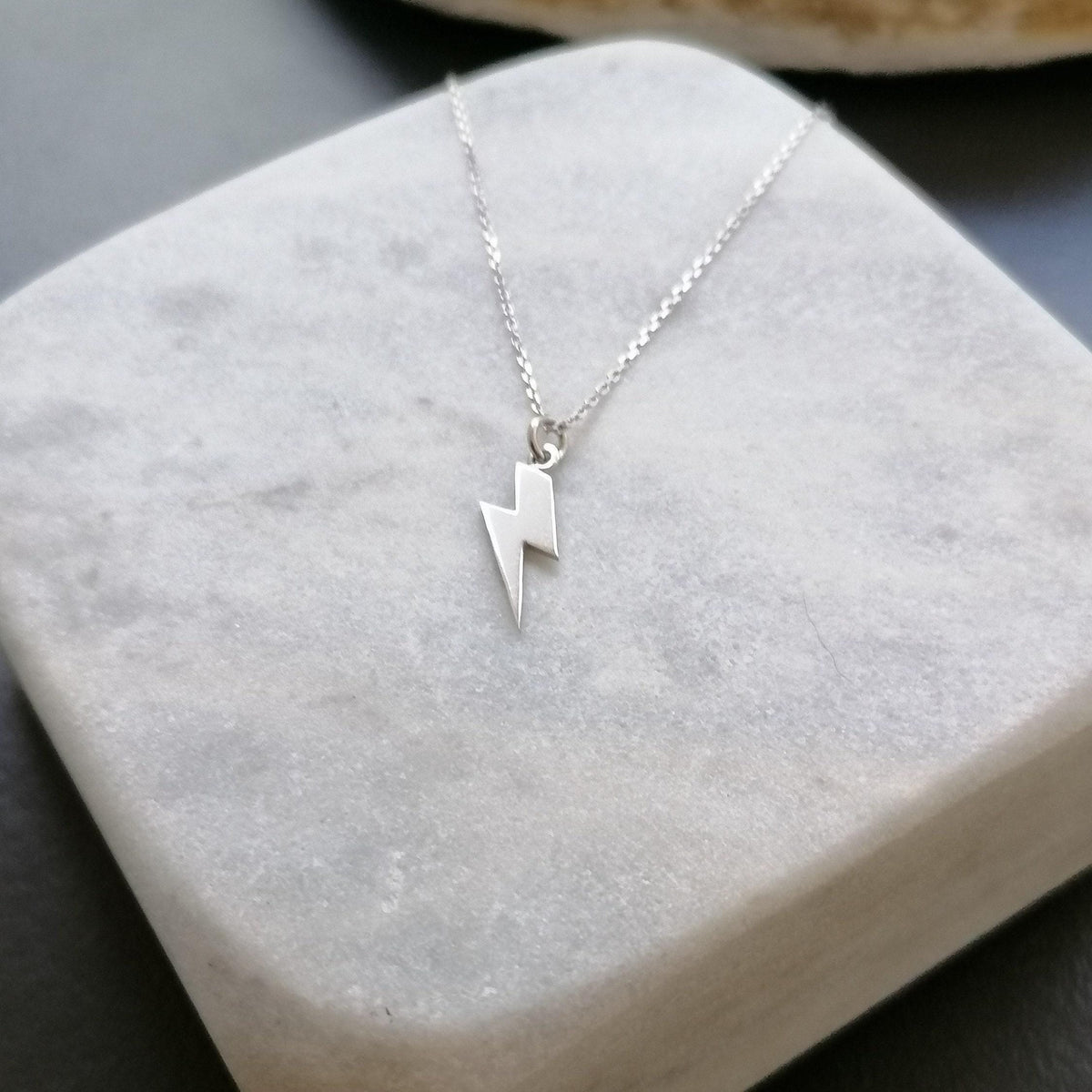 Lightning Bolt Necklace | Empowerment Talisman, additional detail