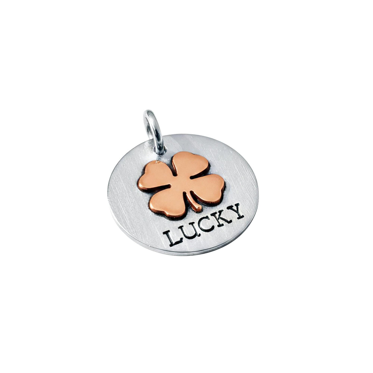 The Rare Fortune Token | Artisan Clover Pet ID & Custom Dog Tag, alternate angle