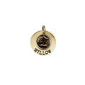 The Swift Sigil | Artisan Running Rabbit Pet ID & Custom Engraved Dog Tag, front view