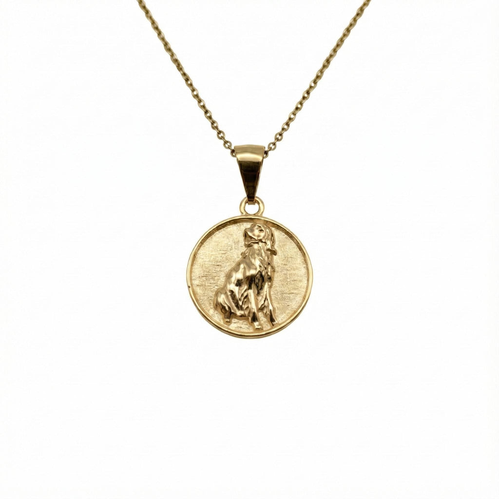 Labrador Retriever Medallion | Loyal Companion Talisman, styled view